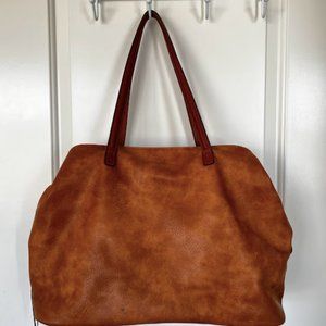 Large Leather Tote/Carry-on Bag